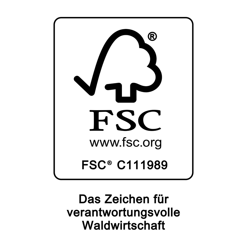 Logo FSC pour la gestion durable des forêts